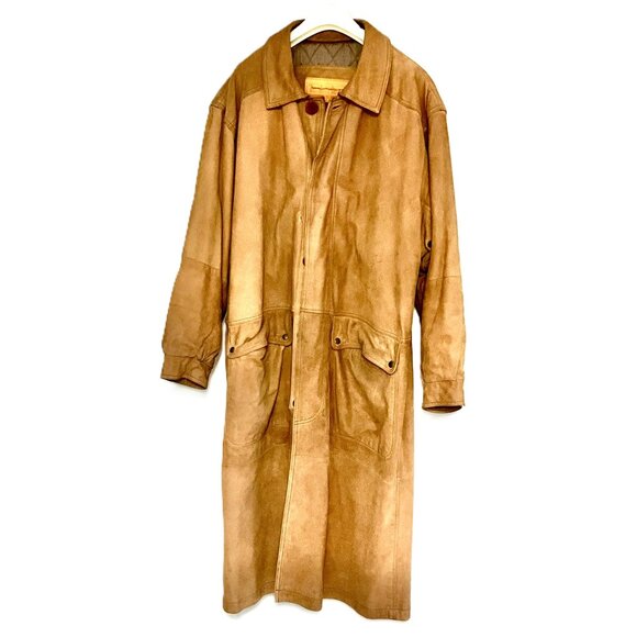 The VNT Timberland Weathergear Brown Genuine Cow Leather Men's Coat in size L is